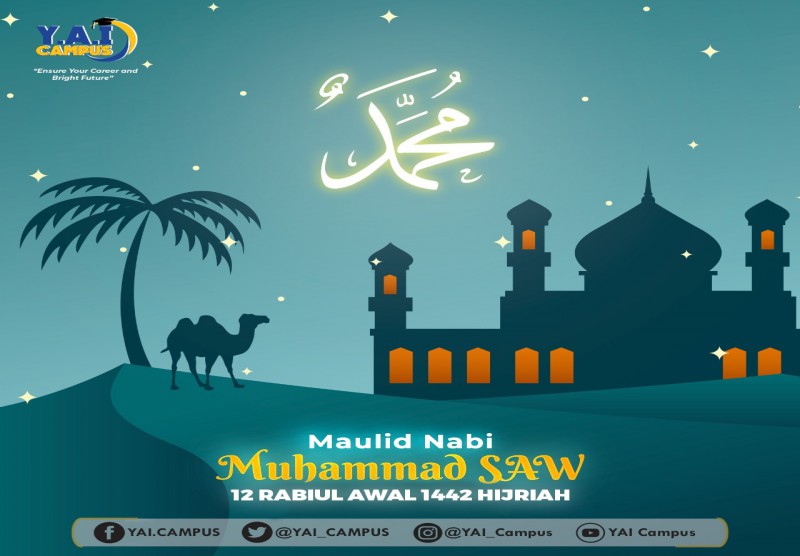 Maulid Nabi Muhammad SAW 12 Rabiul Awal 1442 Hijriah