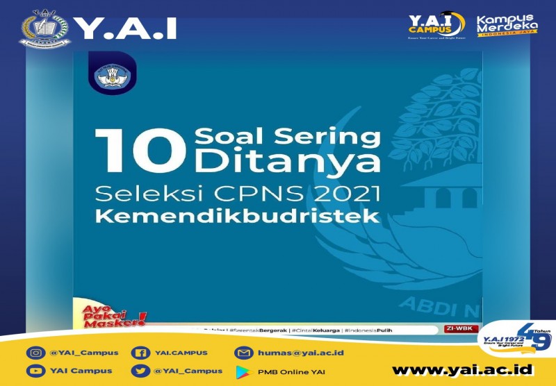 10 Soal yang Sering Ditanya Saat Seleksi CPNS 2021 Kemendikbudristek