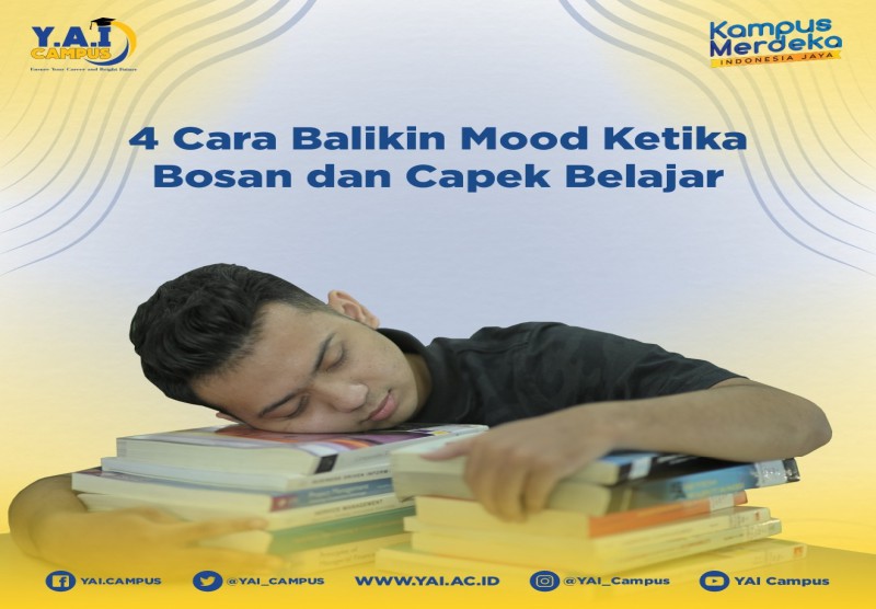 4 Cara Balikin Mood Ketika Bosan dan Capek Belajar