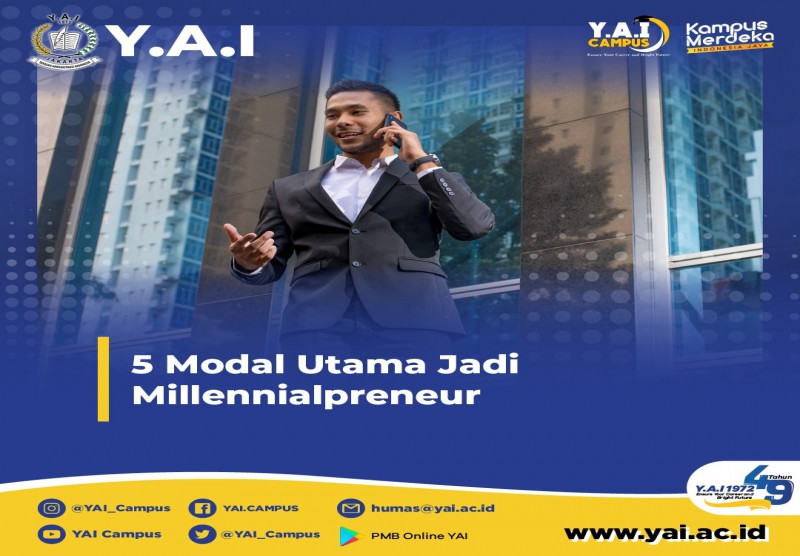 5 Modal Utama Jadi Millennialpreneur