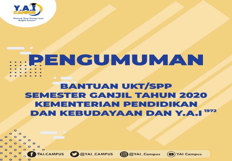 Bantuan UKT/SPP Semester Ganjil 2020